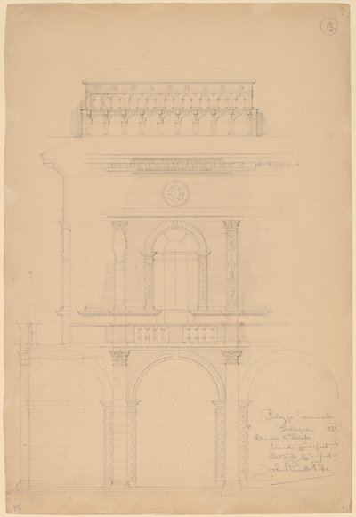 Palazzo Comunale, Bologna da John Russell Pope