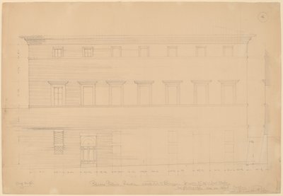 Palazzo Pollini, Siena, attribuito a Peruzzi da John Russell Pope