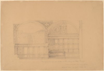 Udienza del Cambio di Perugino nel Collegio del Cambio, Perugia da John Russell Pope