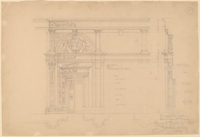 Cattedrale di Siena, ingresso alla biblioteca da John Russell Pope