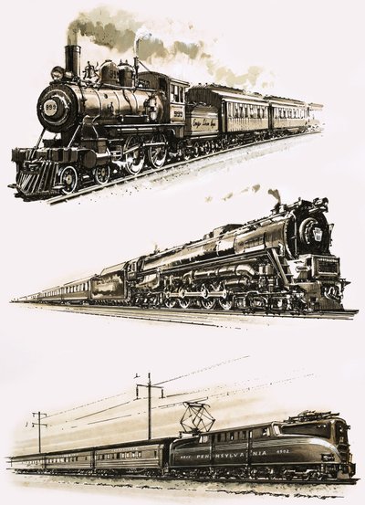 Montaggio di treni statunitensi da John S. Smith