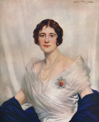 Sua Maestà la Regina Elisabetta, 1937 da John Saint Helier Lander