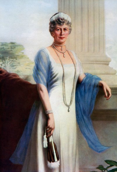 Maria di Teck, regina consorte di Giorgio V del Regno Unito, 1937 da John Saint Helier Lander