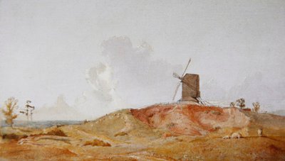 Un Mulino del Sussex, un Pomeriggio di Mezza Estate da John Samuel Raven