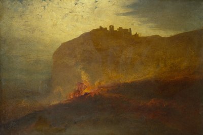 Castello di Caregg Cennen da John Samuel Raven
