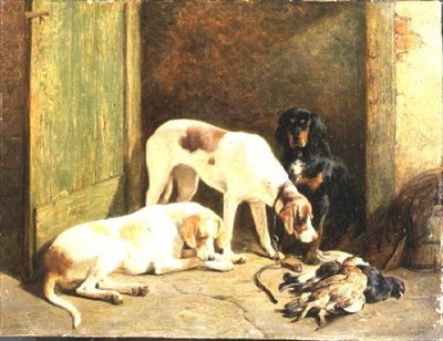 Pointer e un Gordon Setter da John Sargent Noble