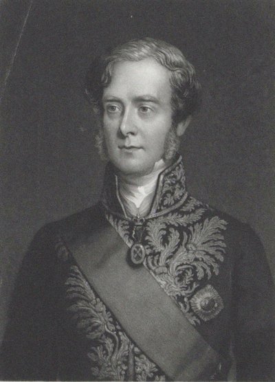 Ritratto di George Villiers, 4° conte di Clarendon da John Sartain