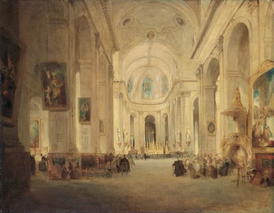 Interno di St Sulpice, Parigi da John Scarlett Davis