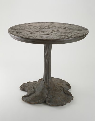 Tavolo di loto, c.1905 (legno di cipresso finito Jin-di-Sugi) da John Scott Bradstreet