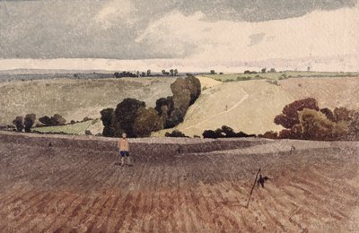 Un campo arato, c.1808 da John Sell Cotman
