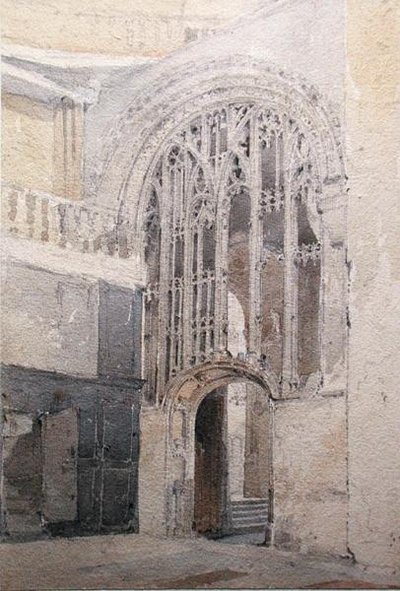Uno schermo, Cattedrale di Norwich da John Sell Cotman
