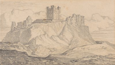 Castello di Bamborough, Northumberland da John Sell Cotman