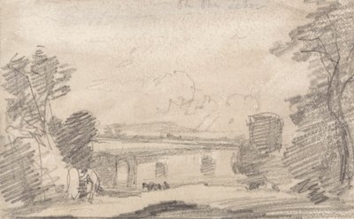 Ponte e rovina, dopo Richard Wilson; sul Tevere da John Sell Cotman