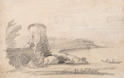 Ponte e torre, dopo Richard Wilson da John Sell Cotman