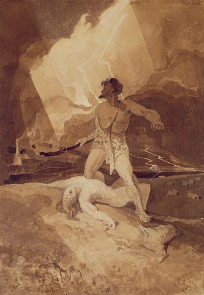 Caino e Abele, 1800-03 da John Sell Cotman
