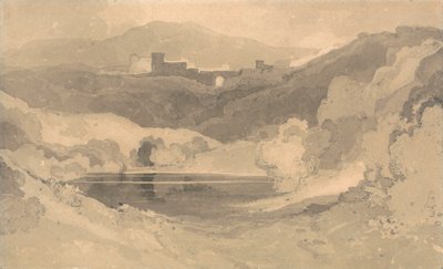 Castello in un paesaggio da John Sell Cotman