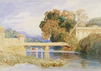 Chateau Navarre, vicino a Evreux, Normandia da John Sell Cotman
