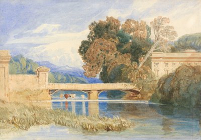 Chateau Navarre, vicino a Evreux, Normandia da John Sell Cotman