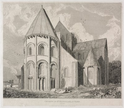 Chiesa di San Nicola, a Caen da John Sell Cotman