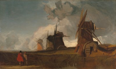 Mulini di drenaggio nelle Fens, Croyland, Lincolnshire da John Sell Cotman