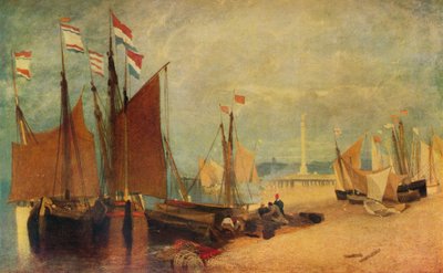 Barche olandesi al largo di Yarmouth, premi durante la guerra da John Sell Cotman