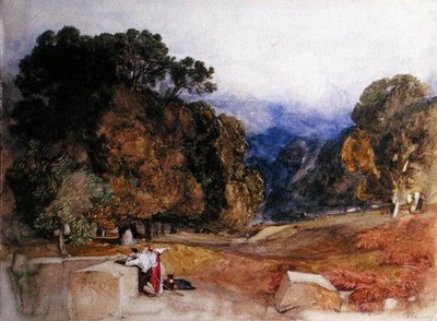 Figure in un parco da John Sell Cotman