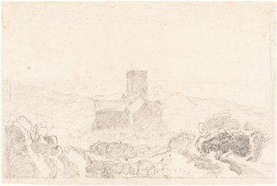 Paesaggio con chiesa da John Sell Cotman