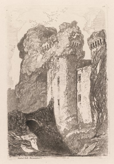 Liber Studiorium: Castello di Ragland, Monmouthshire da John Sell Cotman