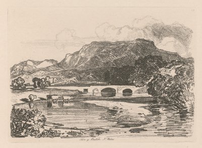 Liber Studiorum: Tavola 14, Tan-y-Bwlch, Merionethshire, Galles del Nord da John Sell Cotman