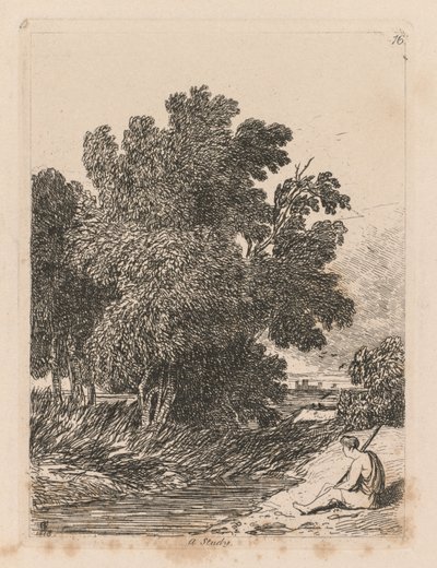 Liber Studiorum: Tavola 16, Uno studio, 1838 da John Sell Cotman