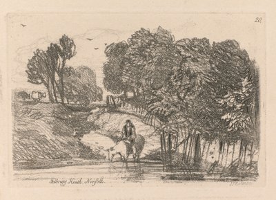 Liber Studiorum: Tavola 20, Felbrigg Heath, Norfolk, 1838 da John Sell Cotman