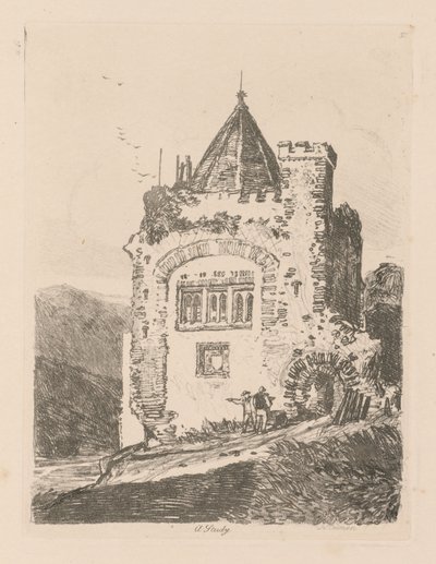 Liber Studiorum: Tavola 37, Uno studio da John Sell Cotman