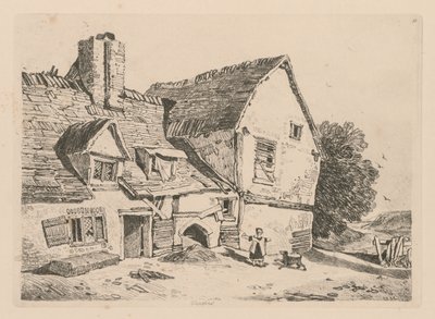 Liber Studiorum: Tavola 38, Vista a Deptford, 1838 da John Sell Cotman
