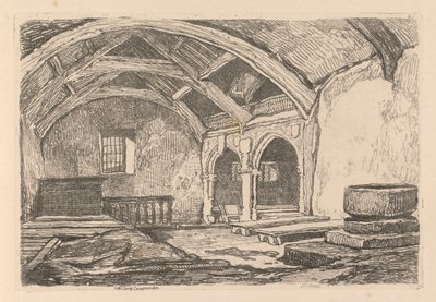 Liber Studiorum: Tavola 42, Capel Carrig, Caernarvonshire da John Sell Cotman