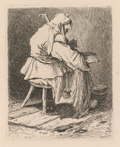 Liber Studiorum: Tavola 44, Schizzo dopo Rembrandt da John Sell Cotman