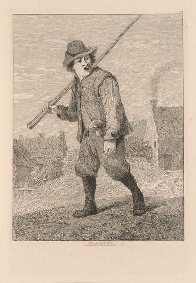 Liber Studiorum: Tavola 46, Schizzo dopo Teniers da John Sell Cotman