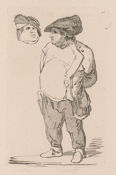 Liber Studiorum: Tavola 47, Uno studio, 1838 da John Sell Cotman