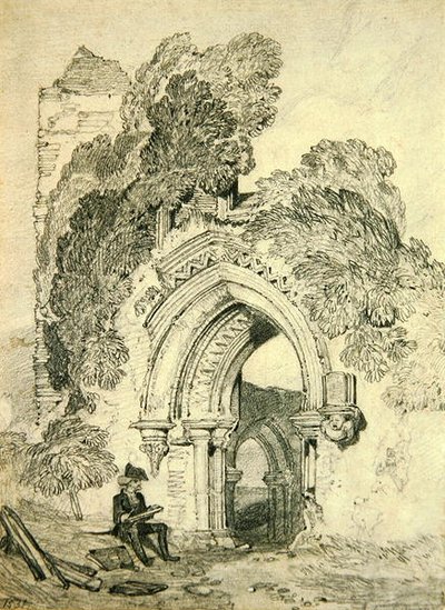 Rovina romanica da John Sell Cotman