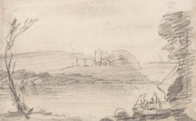 Rovina su un Lago, nello Stile di Richard Wilson da John Sell Cotman