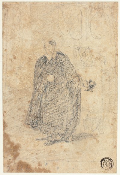 Schizzo di attore in piedi da John Sell Cotman