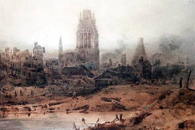 St. Mary Redcliffe, Bristol da John Sell Cotman
