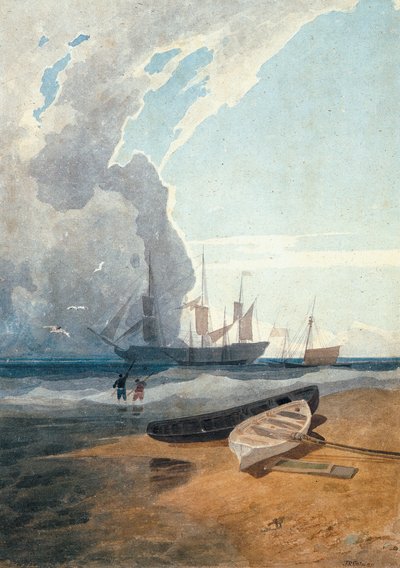 La Mars, Ancorata al Largo di Cromer, c.1807 da John Sell Cotman