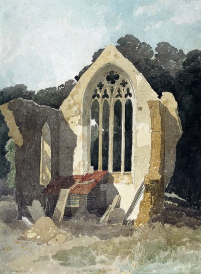 Il refettorio al priorato di Walsingham da John Sell Cotman