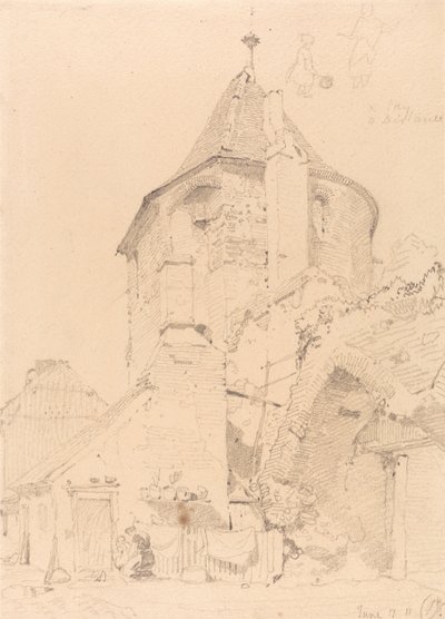Yarmouth, la Torre di Nord-Ovest da John Sell Cotman