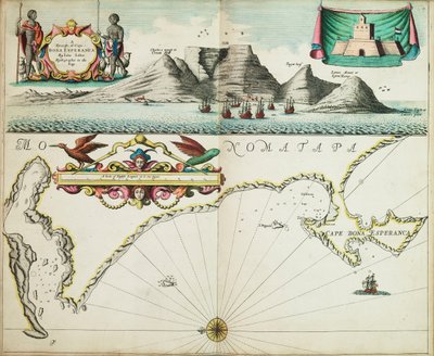 Una carta della Guinea che descrive la costa dal Capo Verde al Capo di Buona Speranza da John Seller
