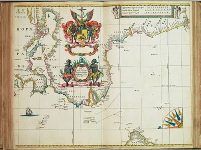 Carta delle coste dal Landsend d