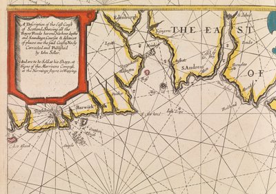 Il pilota inglese il primo libro: descrizione della navigazione settentrionale, c.1671 da John Seller