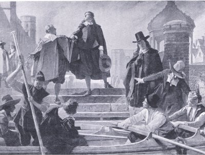 La fuga dei cinque membri, illustrazione da The History of the British People pubblicato da Waverley, c.1940 da John Seymour Lucas