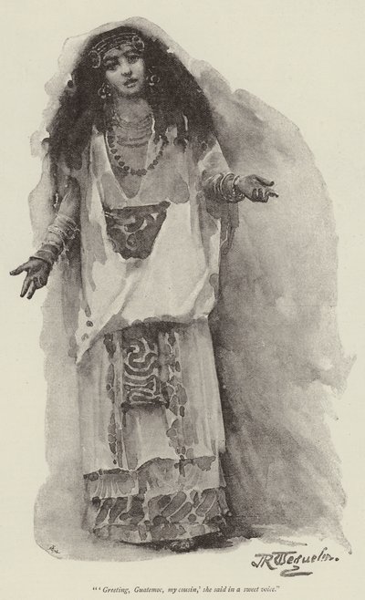 La figlia di Montezuma, di H Rider Haggard da John Seymour Lucas