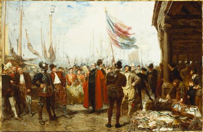 La Chiamata alle Armi, 1894 da John Seymour Lucas